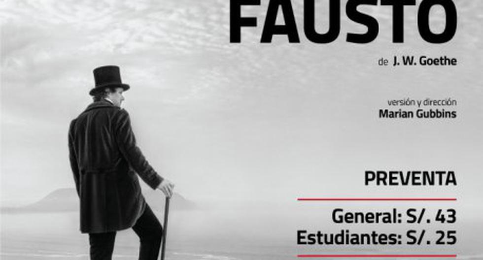 Fausto, lo nuevo de Teatro La Plaza. (Foto: Facebook)