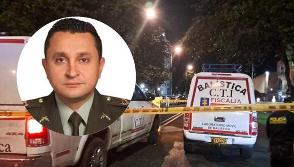 El cuerpo del coronel Óscar Dávila fue encontrado en una camioneta cerca al búnker de la Fiscalía. (FOTO: EL TIEMPO).