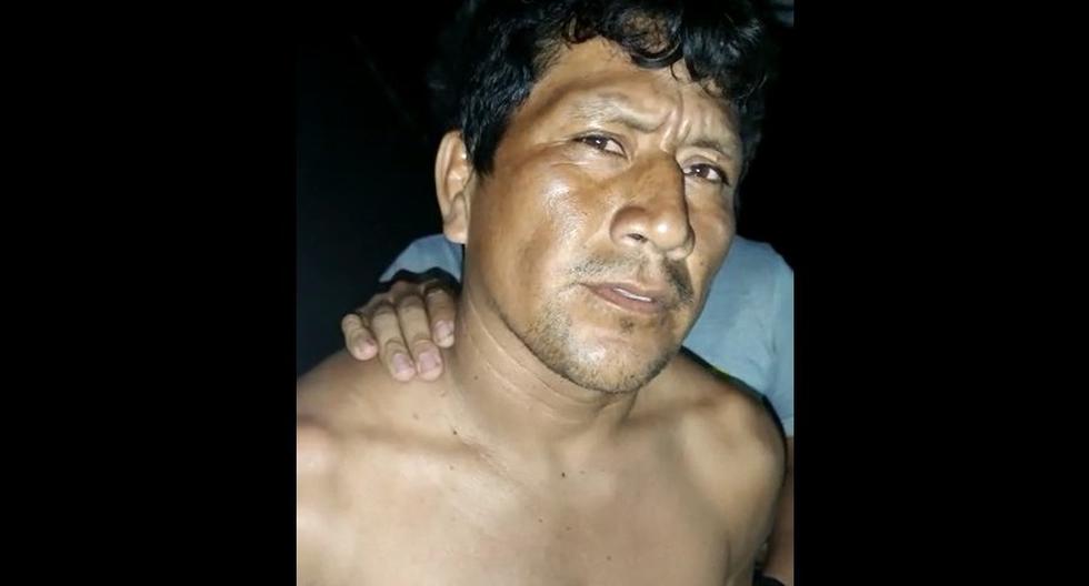 Alberto Llaguento Segundo fue señalado como el autor criminal del hecho, luego que su propia hija le contara los detalles a su madre. 
Foto: Captura de video/difusión/PNP