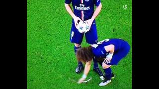 Champions League: David Luiz hizo esta pequeña trampa (VIDEO)