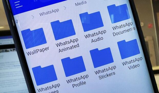 Para ayudarte, puedes usar la aplicación ES Explorador de archivos. (Foto: WhatsApp)