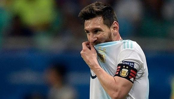 Lionel Messi solo ha conseguido cuatro subcampeonatos con su selección. (Foto: AFP)