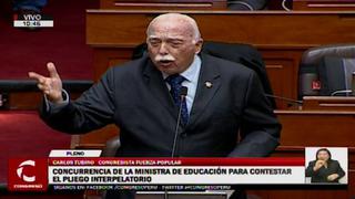 Tubino asegura que Ejecutivo y Legislativo no son "dos bandos enfrentados"