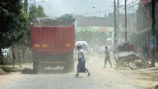 Huaycoloro: calor y polvo agravan los días tras los huaicos