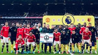 Manchester United y Watford mostraron un mensaje de paz en la previa al duelo por la Premier League