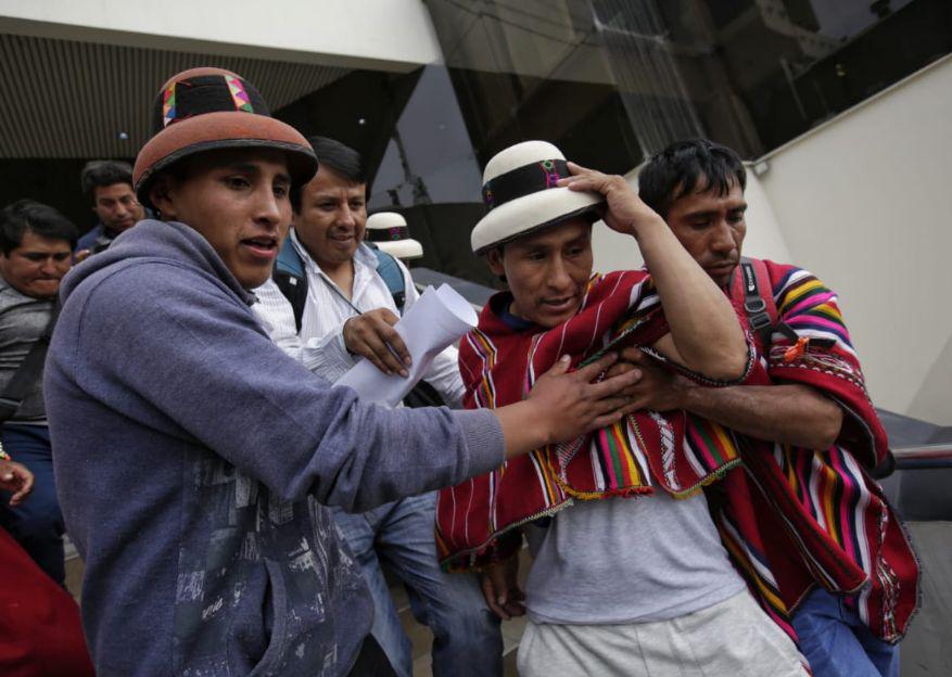 Gregorio Rojas, abandonó la sede de la Dirección de Investigación Criminal (Dirincri). (Foto: Anthony Niño de Guzmán/GEC)