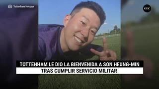 Tottenham le dio la bienvenida a Son Heung-Min tras cumplir servicio militar