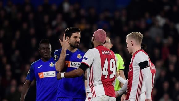 Ajax perdió 2-0 frente al Getafe por la Europa League | Foto: AFP