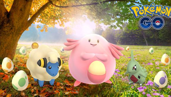 Chansey, Larvitar y Mareep son algunos de los pokémones que nacerán de huevos de 2 Km. (Foto: Pokémon Go)