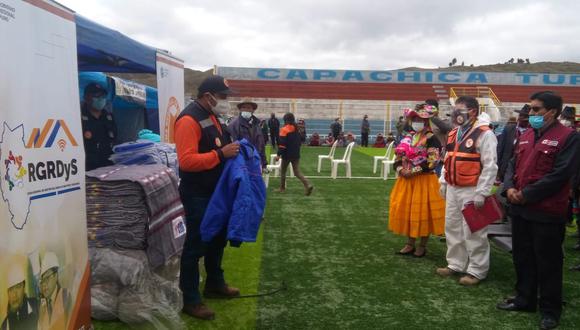 Se llevó a cabo gracias al esfuerzo de las entidades de la primera línea. (Foto: Gore Puno)