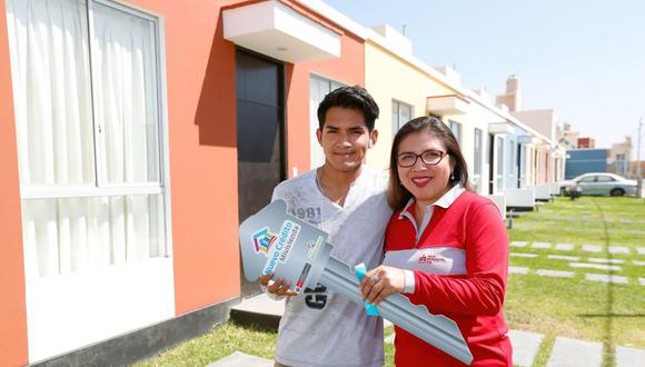 Entre sus productos, el programa Techo Propio cuenta con el de adquisición de vivienda nueva, que ofrece proyectos de viviendas de estreno en todo el país (Foto: Andina)