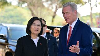 Líder de Cámara Baja de Estados Unidos recibe a presidenta de Taiwán pese a amenazas de China