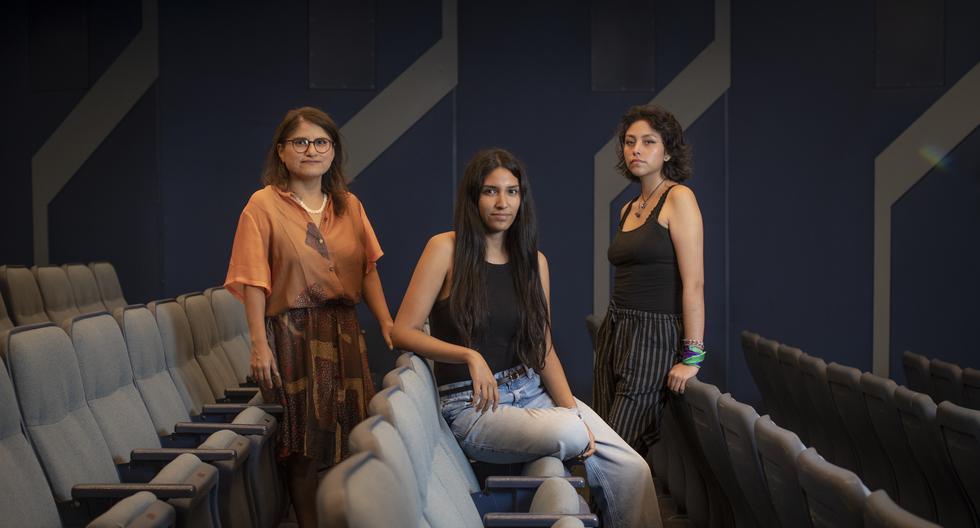 Las cineastas Melina León, Rita Sánchez y Seneca Dávalos presentas sus cortos y largometrajes en el ciclo de cine "Mujeres haciendo cine" en el Centro Cultural PUCP.