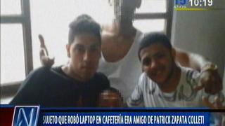 La Molina: ladrón de laptop era amigo de Patrick Zapata Coletti