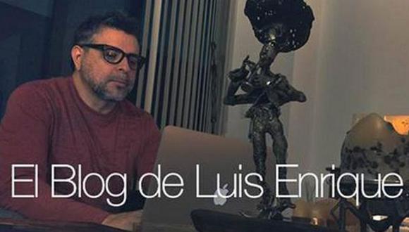 Luis Enrique: cantante se estrenó como bloguero