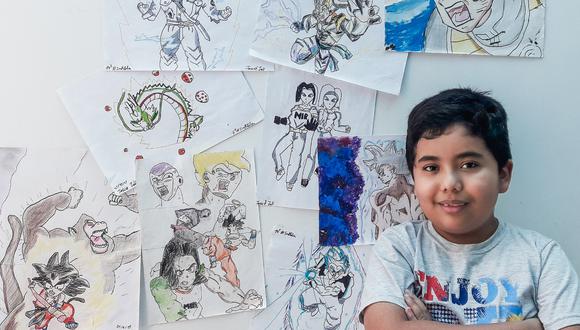 Josué Zavala, autor de "Hayden regresa", ganador del concurso Concurso Nacional de cuentos: Oráculo Matemágico. Vive en Ica y cursa el quinto grado en el colegio San Migue. (Foto: Difusión)