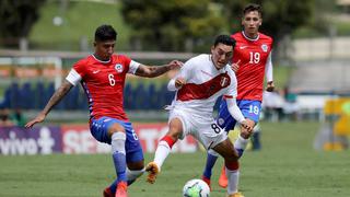 Selección peruana Sub 20 perdió 2-1 contra Chile en partido amistoso con miras al Sudamericano