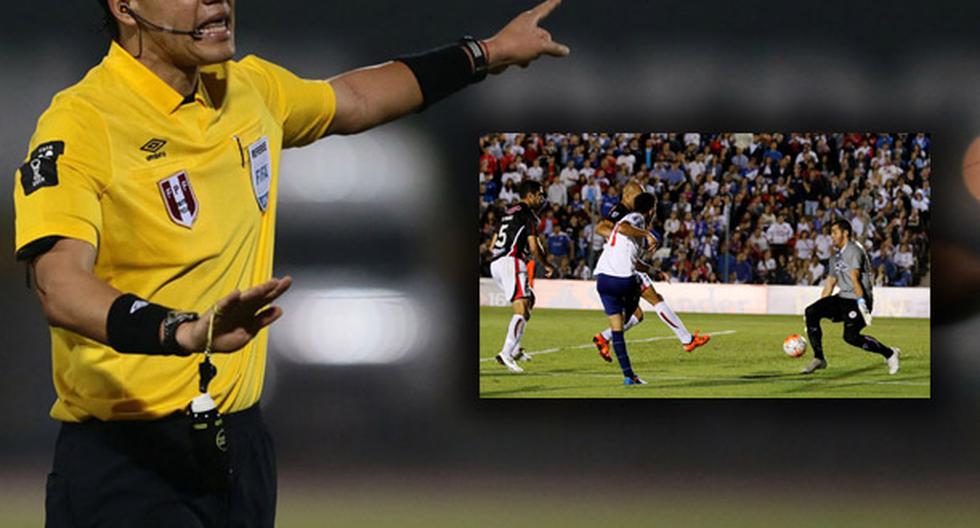 Este es el gol que no cobró Víctor Hugo Carrillo a favor de Nacional de Uruguay. (Video: YouTube | Foto: Andina)