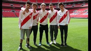 One Direction con la camiseta de Perú y su pasión por el fútbol