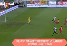 Cristian Benavente: así fue su doblete con el Sporting Charleroi que todos hablan en Bélgica