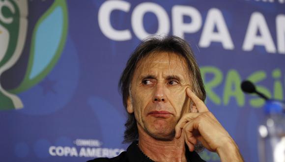 Perú vs. Uruguay: Ricardo Gareca expresó su "respeto" por Uruguay y por el 'Maestro' Tabárez | Foto: EFE