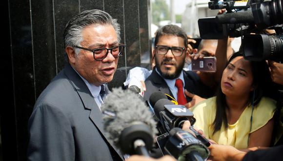 El defensor del expresidente Alberto Fujimori había informado, al inicio de la audiencia, que había dado positivo al coronavirus. (Foto: El Comercio)