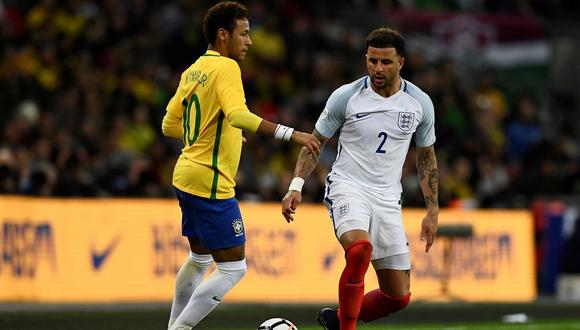 Brasil busca cerrar amistoso con Inglaterra antes de la Copa del Mundo. (Foto: EFE)