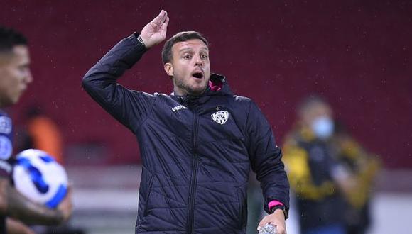 Martín Anselmi es entrenador de Independiente del Valle desde mayo del 2022. (Foto: AFP)