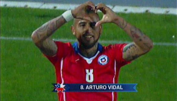 Selección chilena: Arturo Vidal y su doblete ante México