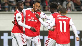Arsenal goleó 3-0 al Eintracht Frankfurt en Alemania en el inicio de la Europa League | VIDEO