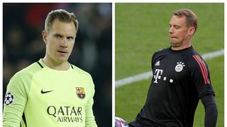 Ter Stegen y Neuer: un nuevo capítulo del duelo alemán en el Bayern Múnich vs. Barcelona