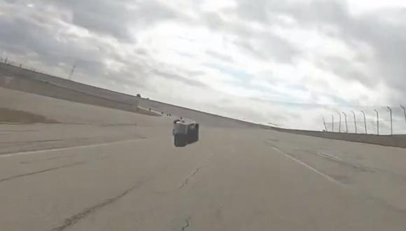 YouTube: Una GoPro golpea a un motociclista circulando