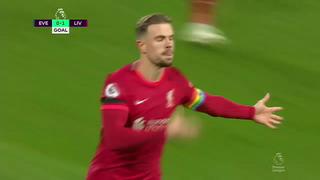 Henderson y Salah anotaron el 2-0 del Liverpool vs. Everton por Premier League | VIDEO