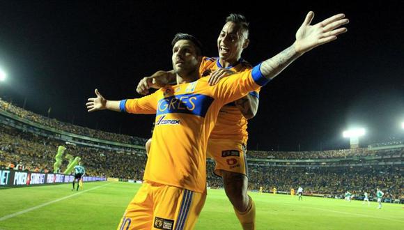 Tigres empató 1-1 ante León y clasificó a semifinales de la Liga MX. (Foto: AFP)