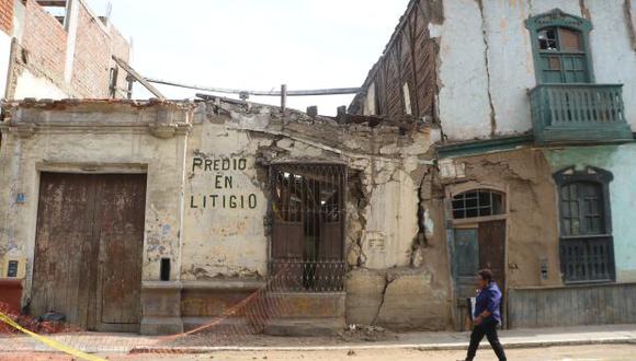 Trujillo: desmotarán la fachada de dos casonas ubicadas en el Centro Histórico