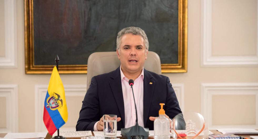 Iván Duque ordenó mantener hasta el 11 de mayo el aislamiento preventivo obligatorio como medida para evitar la propagación del coronavirus. (EFE/ Presidencia de Colombia).