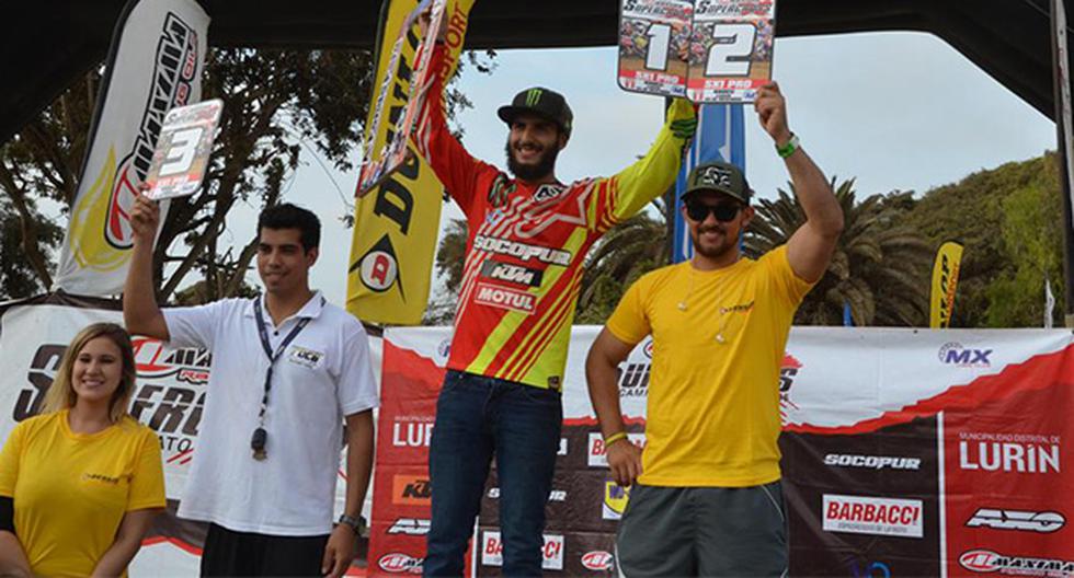 Con cinco victorias y un segundo lugar a lo largo de la temporada, Ian Salazar obtuvo el título del Supercross SX1 PRO. (Foto: Prensa Ian Salazar)