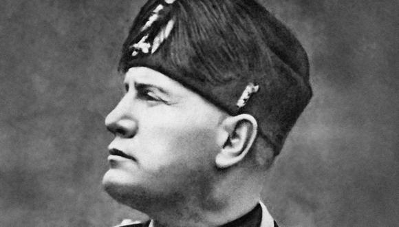 Un retrato sin fecha muestra al dictador fascista italiano Benito Mussolini. (AFP).