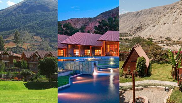 El Perú cuenta con hoteles ecológicos en diversos departamentos, los cuales están comprometidos y son conscientes sobre el cuidado de la tierra. Fotos: Composición