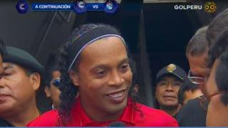 Ronaldinho en Cienciano: “Estoy contentísimo de estar aquí”