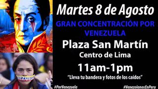 Plaza San Martín: hoy se realiza concentración por solidaridad con Venezuela