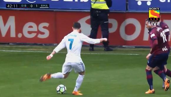 Real Madrid vs. Eibar: brillante atajada a Cristiano Ronaldo | VIDEO
