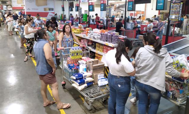Compras excesivas se registran en Lima ante pánico por el coronavirus (Foto: GEC)