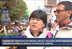 Cusco: Padres de turista denuncian que imputados pretenden condicionar revelación sobre ubicación del cadáver
