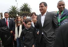 Rafael Correa reelecto presidente de Ecuador, según encuestas 'a boca de urna'