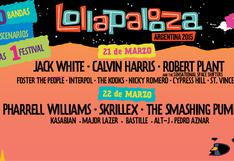 Lollapalooza Argentina: ¿Qué artistas se presentarán?