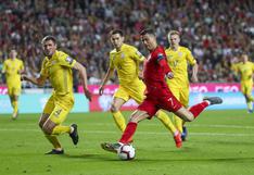 Portugal, con Cristiano Ronaldo, igualó 0-0 anteUcrania por las Eliminatorias a la Eurocopa