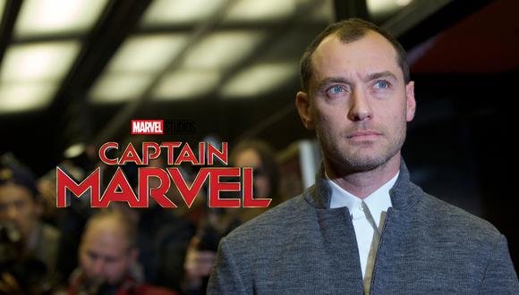 "Captain Marvel". Jude Law actuaría junto a Brie Larson en cinta de Marvel Studios. (Foto: AFP)