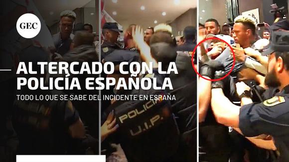 Todo lo que se sabe de la sorpresiva pelea entre los jugadores de la selección peruana y la Policía de España