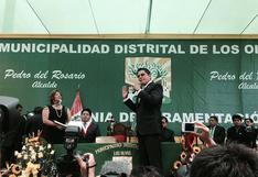 Los Olivos: Alcalde electo juramentó al cargo en ceremonia oficial